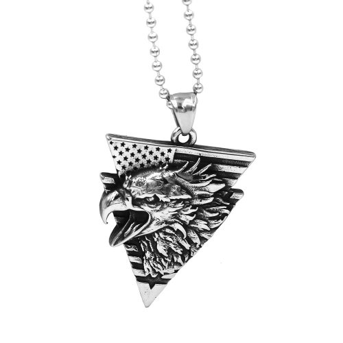 Stainless Steel Eagle Head Pendant Fashion Biker Eagle Pendant SWP0638