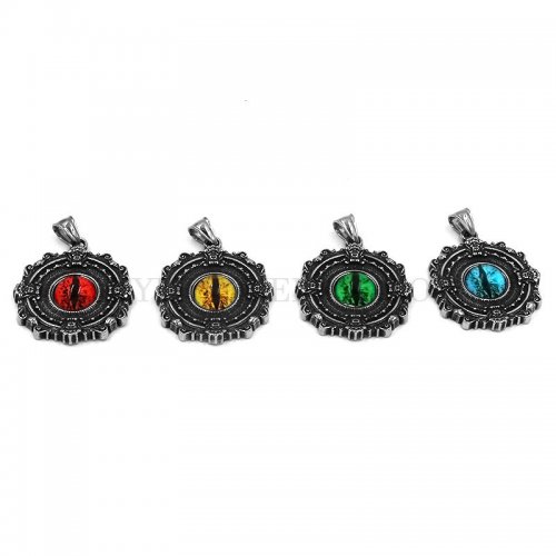 Wizard Ghost Eye Pendant Stainless Steel Fashion Jewelry Pendant Wholesale SWP0598