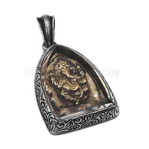 Stainless Steel Jewelry Pendant Gold Elephant Pendant SWP0457