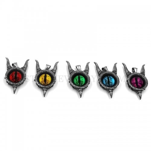 Wizard Ghost Eye Pendant Stainless Steel Fashion Jewelry Pendant Wholesale SWP0601