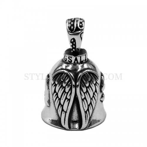 Eagle Wings Motor Biker Bell Pendant Stainless Steel Biker Men Pendant Christmas Gift SWP0507