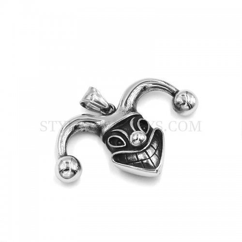 Clown Pendant Stainless Steel Jewelry Pendant SWP0582