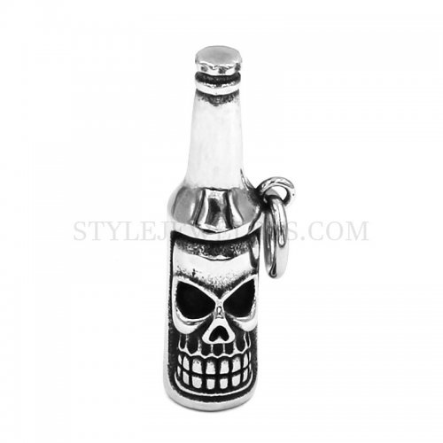 Skull Bottle Opener Pendant Necklace Men Personality Exquisite Jewelry SWP0613