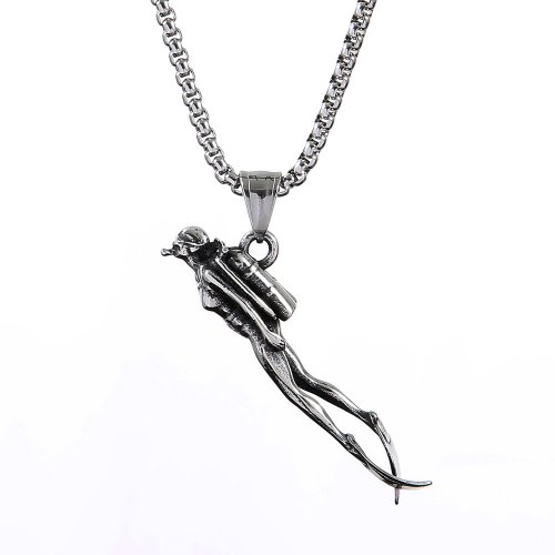 Diver Pendant Stainless Steel Pendant Fashion Biker Pendant SWP0685