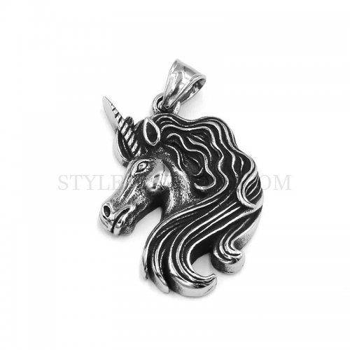 Animal Jewelry Horse Head Pendant Stainless Steel Jewelry Pendant Wholesale SWP0570