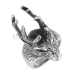 Stainless Steel Ring Deer Ring SWR0259