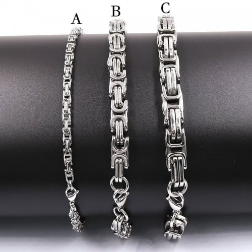 Stainless Steel Jewelry Chain 60.5cm - 61cm Length Biker Chain w/lobster Ch360304