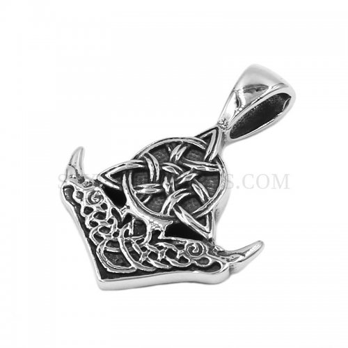 Wholesale Celtic Knot Jewelry Pendant Stainless Steel Jewelry Pendant Viking Norse Rune Pendant SWP0502