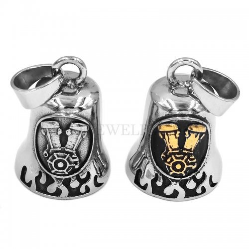 Wholesale Engine Bell Pendant Stainless Steel Jewelry Pendant Motor Biker Pendant SWP0614