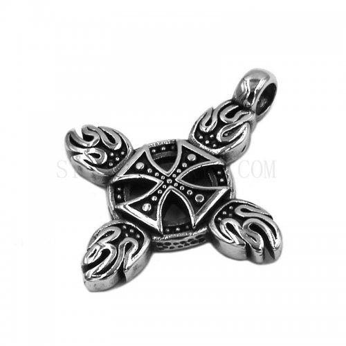 Cross Fire Pendant Stainless Steel Jewelry Pendant Celtic Knot Cross Pendant SWP0458