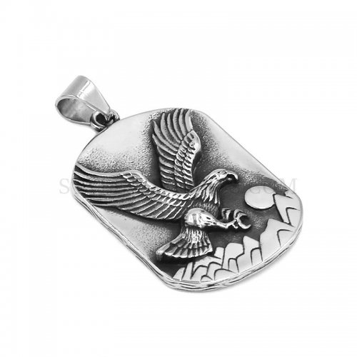 Eagle Chasing Pendant Stainless Steel Animal Men Pendant SWP0540