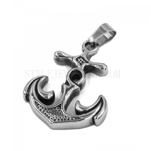 Anchor Pendant Stainless Steel Jewelry Silver Pendant Biker Pendant SWP0475