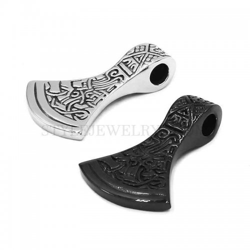 Norse Viking Axe Pendant Stainless Steel Jewelry Black Fashion Men Pendant Wholesale SWP0387