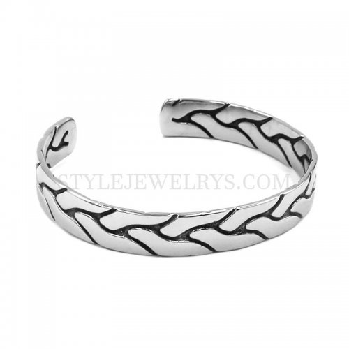 Stainless Steel Jewelry Cuff Bracelet Fashion Bangle Biker Bangle SJB0363