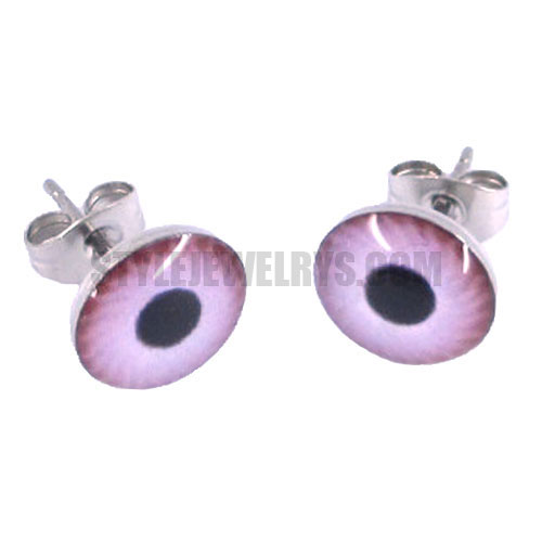 Stainless steel jewelry eye earring SJE370053 - Click Image to Close
